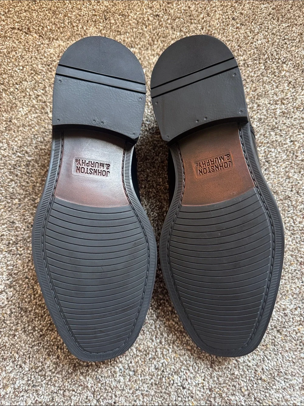 Men's Black Leather Lace-Up Dress Shoes